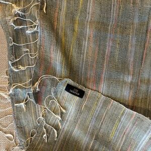 Jim Thompson Multicolor Striped Scarf